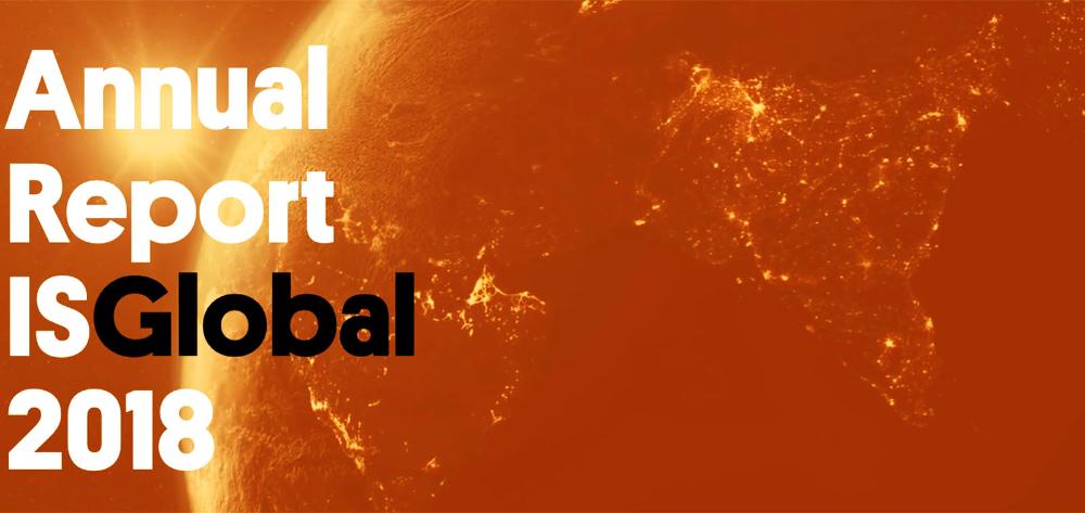 Memoria Anual de ISGlobal 2018