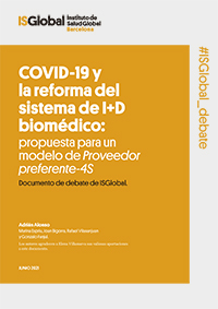 COVID-19 y la reforma del sistema de I+D biomédico: propuesta para un modelo de Proveedor preferente-4S