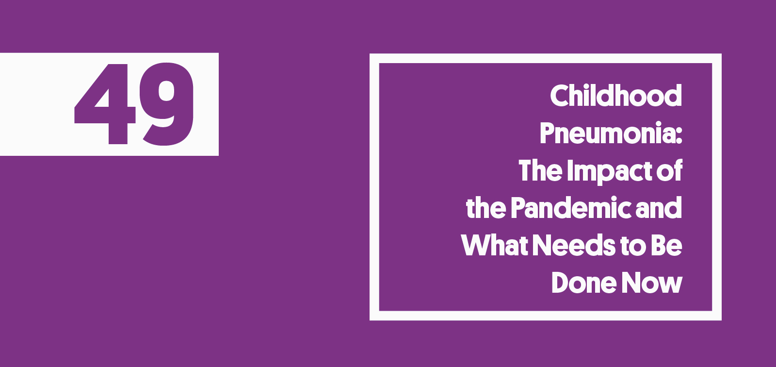 Childhood Pneumonia COVID
