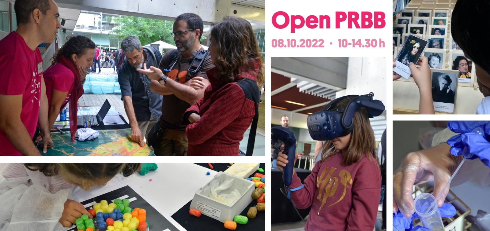 Some outreach activities at the PRBB Open Day, Barcelona.