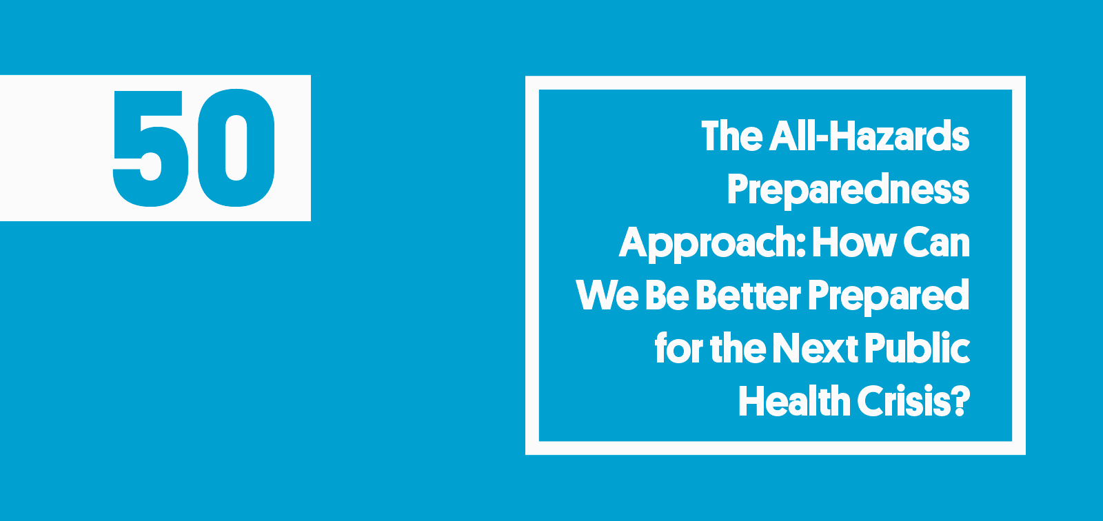 Preparedness Health Crisis All-Hazard