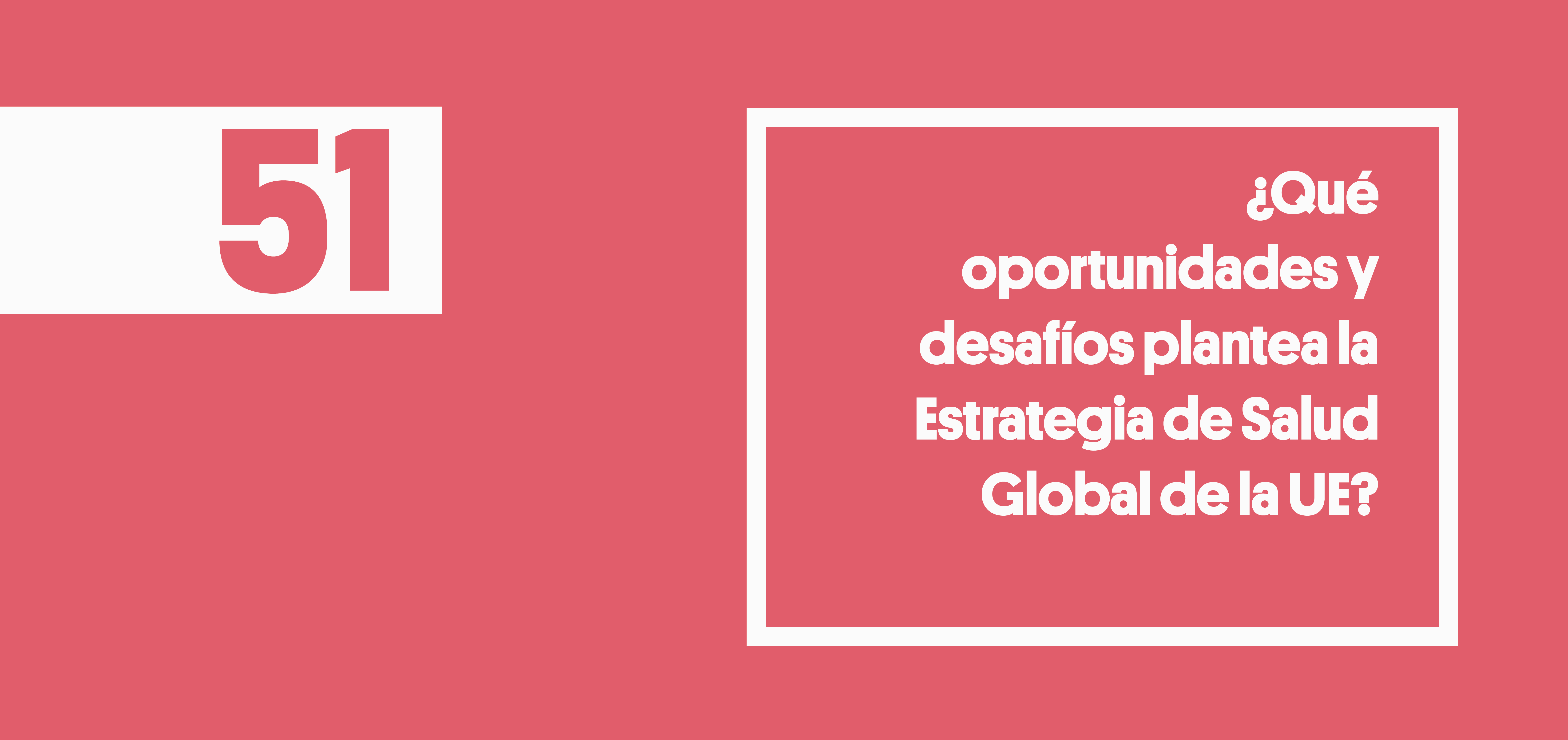 Estrategia Salud Global UE Espana