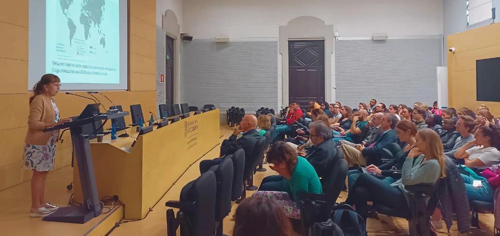 Ponent inaugura el curs acadèmic ISGlobal 2024 a la Facultat de Medicina de la UB.