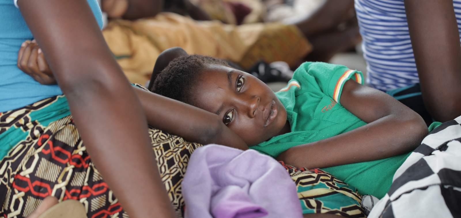 Girl Mozambique rural clinic
