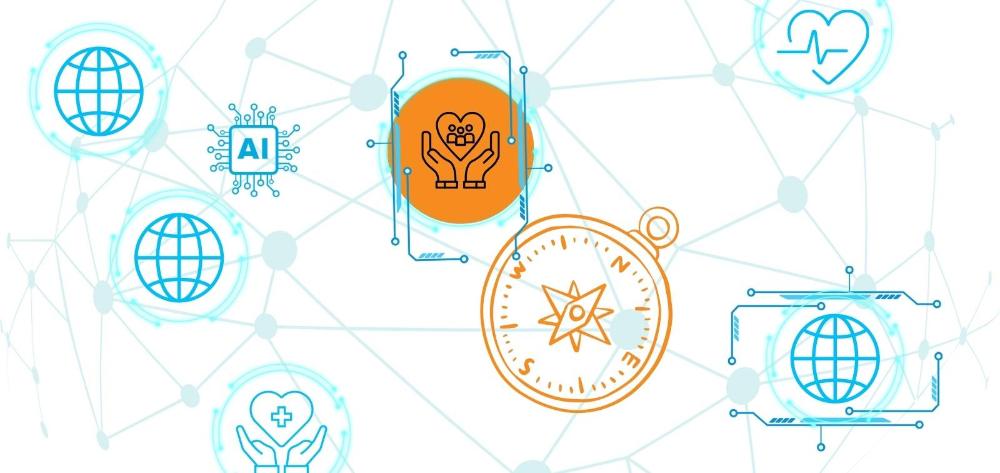 A Compass to Navigate the Societal AI Transition and Advance AI for Global Health: Opportunities, Challenges and Risks