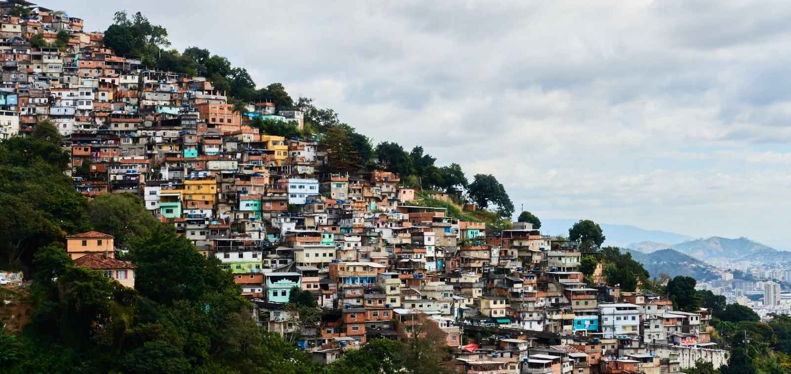 Favelas en Río de Janeiro, Brasil.