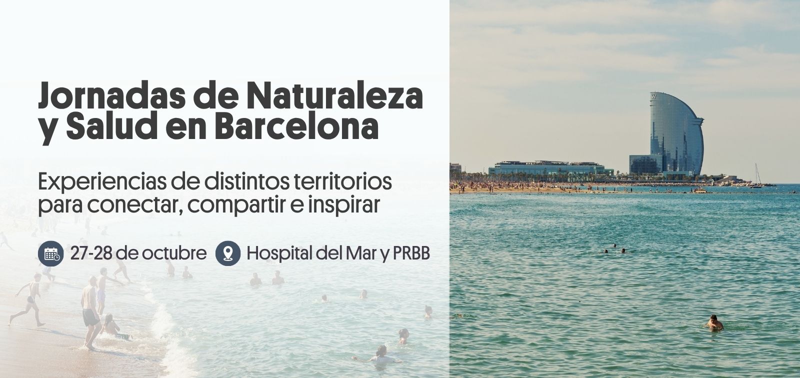 Las Jornadas de Naturaleza y Salud en Barcelona son un espacio de encuentro, cocreación y trabajo compartido en torno a las soluciones y terapias basadas en la naturaleza