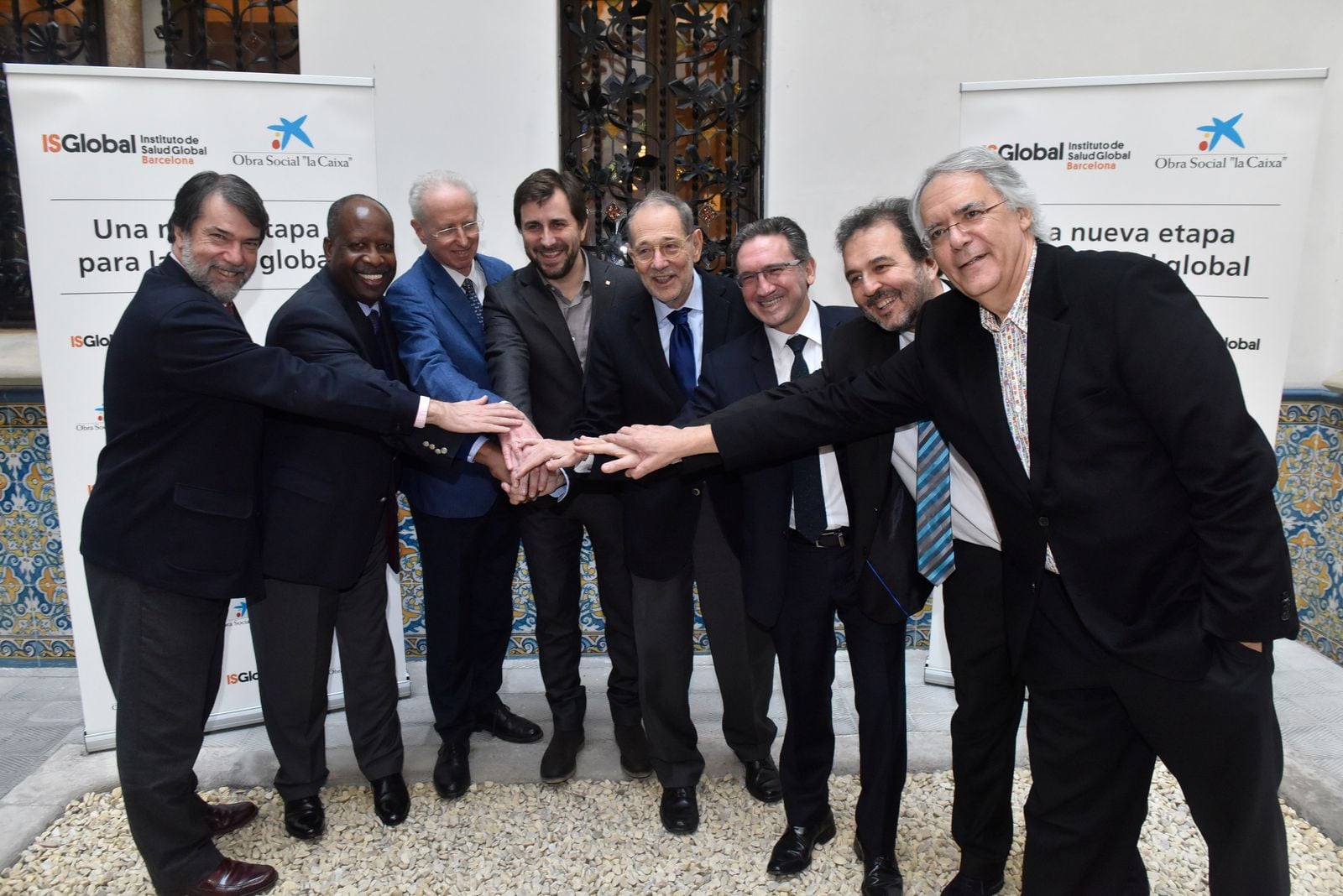 En febrero de 2017, tras la integración de los tres centros, se presentó la nueva etapa de ISGlobal en el CaixaForum Macaya.