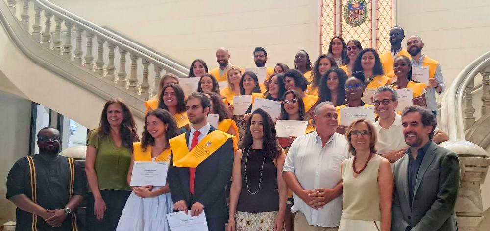 Ceremònia de graduació del curs 2025-2026 a l’Aula Magna de la Facultat de Medicina i Ciències de la Salut de la Universitat de Barcelona (UB), al Campus Clínic.