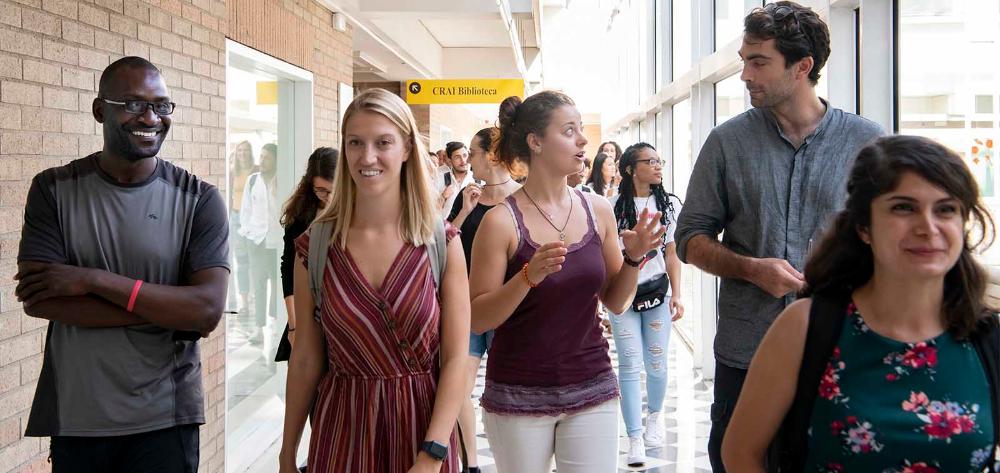 Estudiants del Màster en Salut Global 2019-2020 a la Facultat de Medicina de la UB