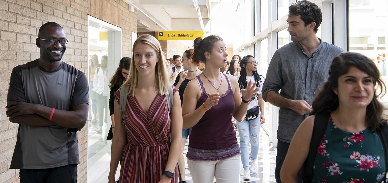 Estudiants del Màster en Salut Global 2019-2020 a la Facultat de Medicina de la UB