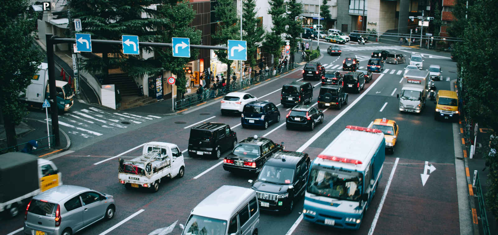 Cars in the city