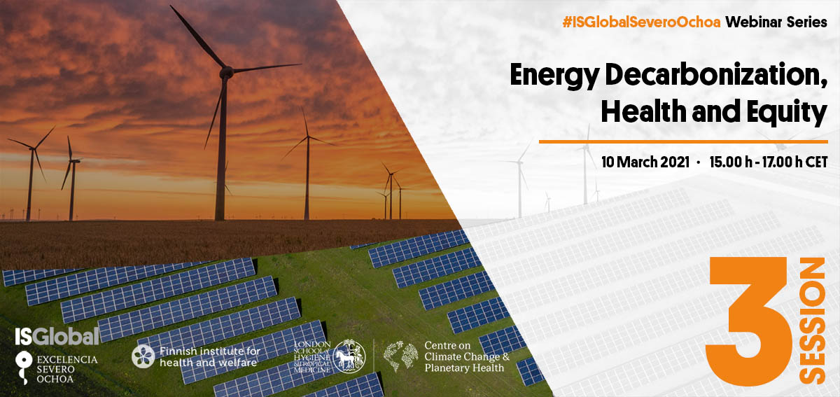 Webinar ofrecido por el programa Severo Ochoa de ISGlobal