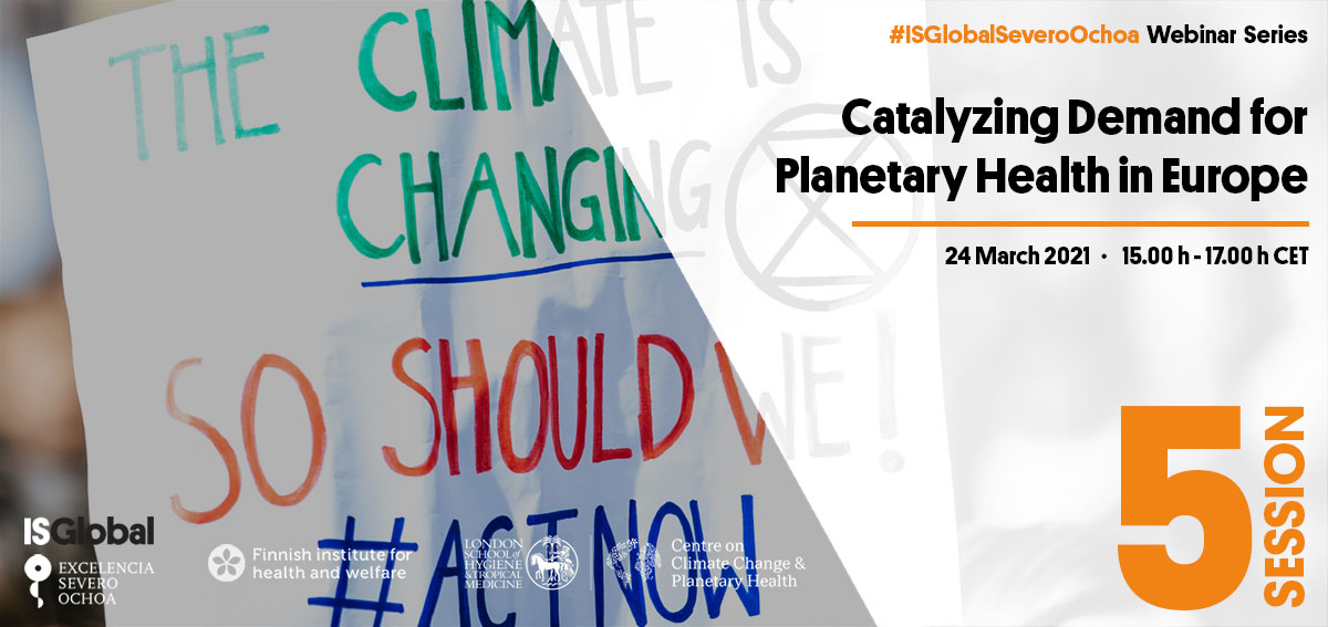 Webinars del programa Severo Ochoa de ISGlobal