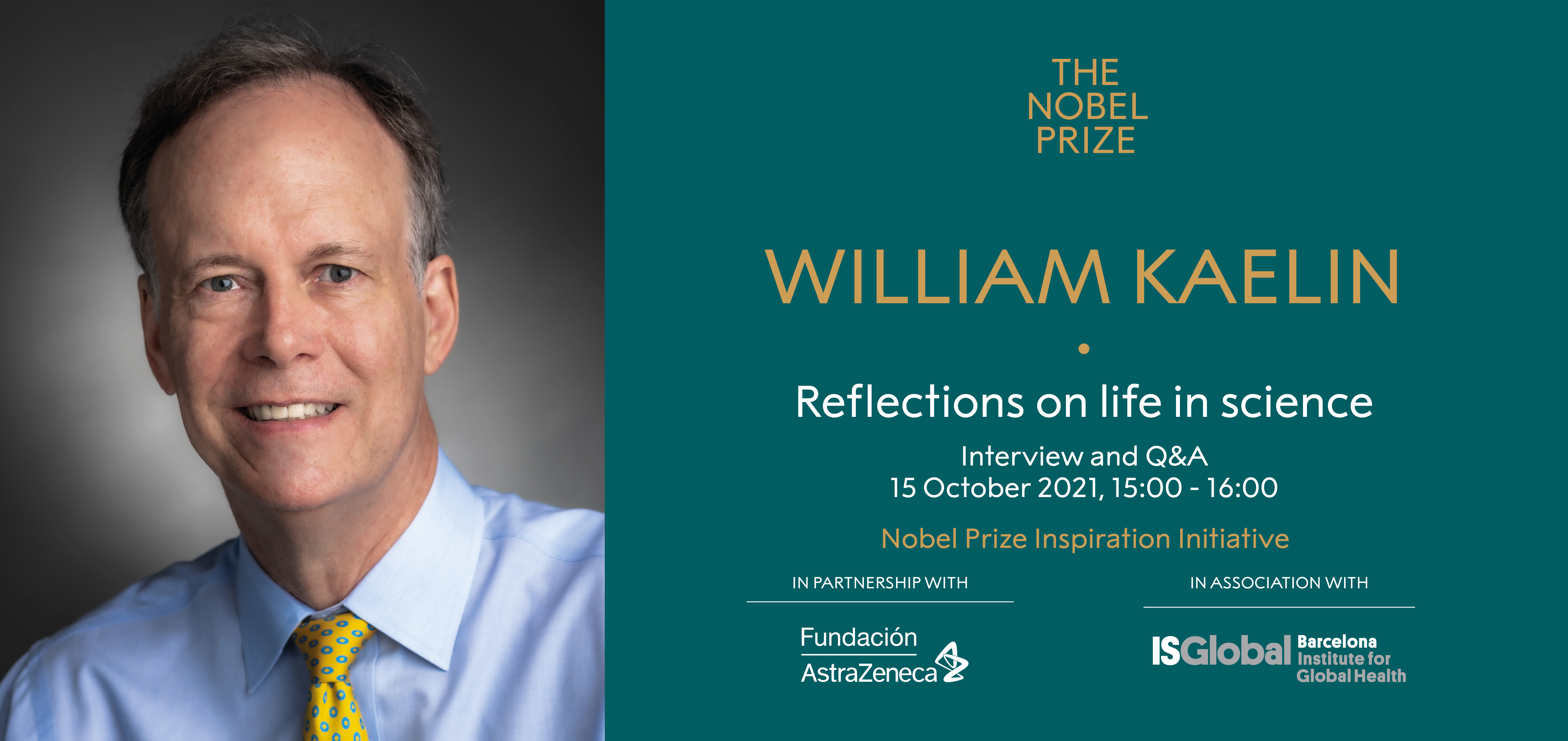 William Kaelin 2019 Nobel Prize