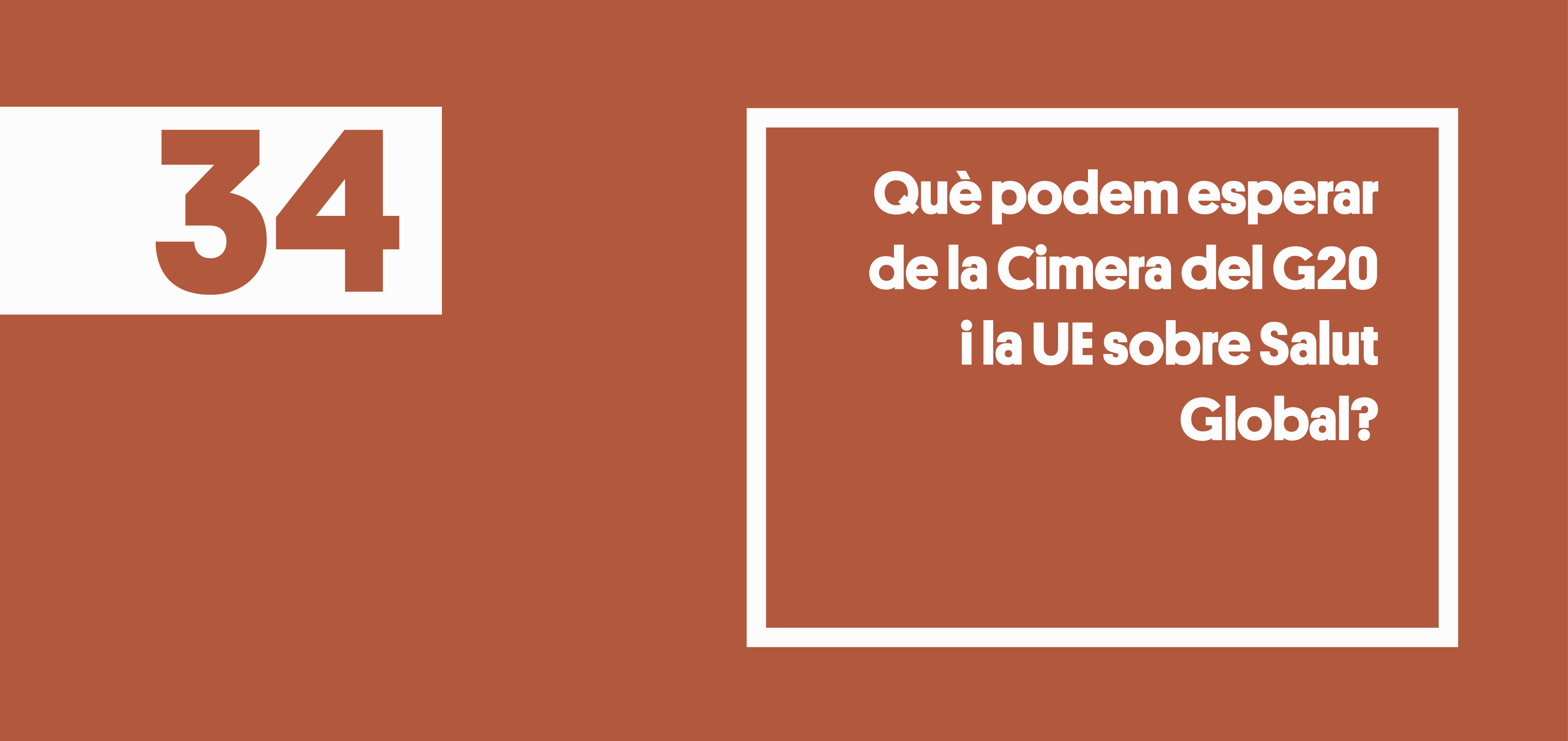 ISGlobal G20 Cimera Salut Global 2021 COVID