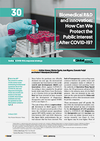 Biomedical R&D and Innovation: How Can We Protect the Public Interest After COVID-19?